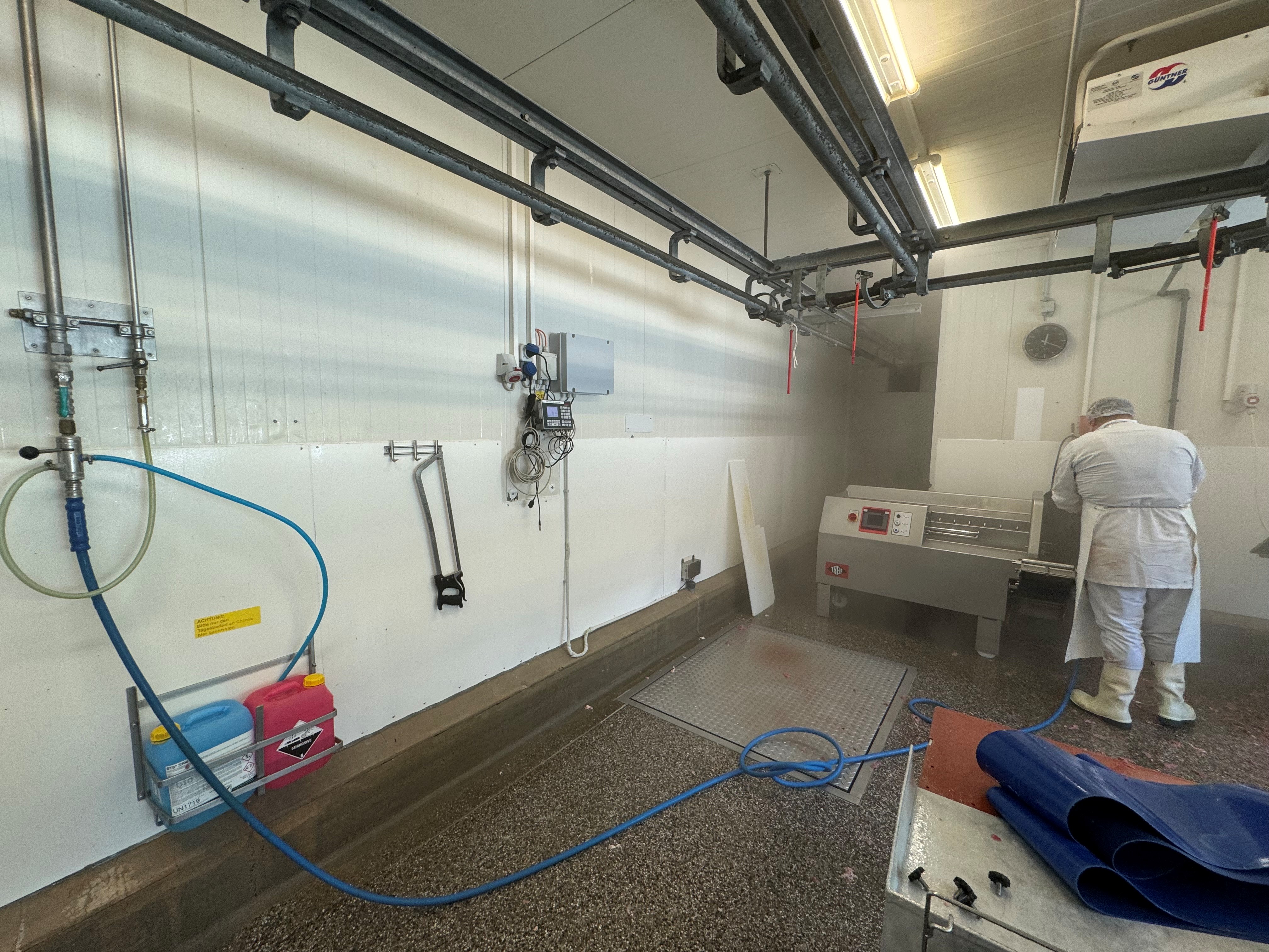 Edelstahlterminal im Hygienebereich