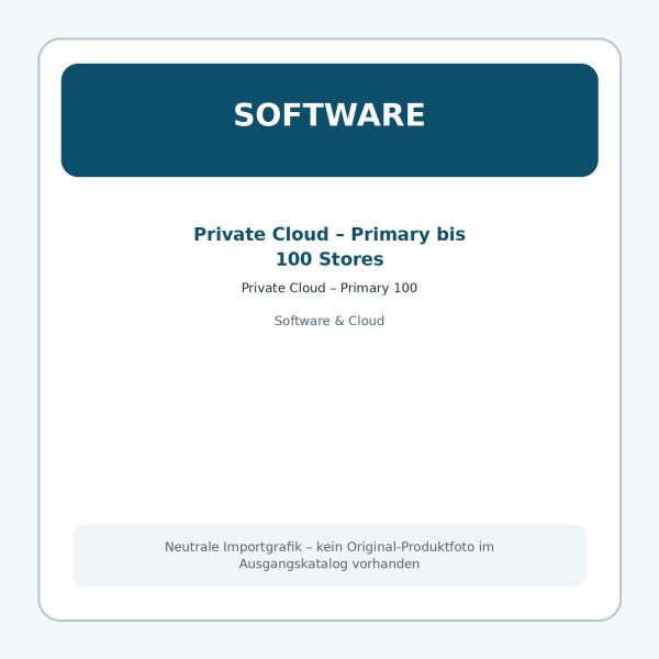 Private Cloud – Primary 100