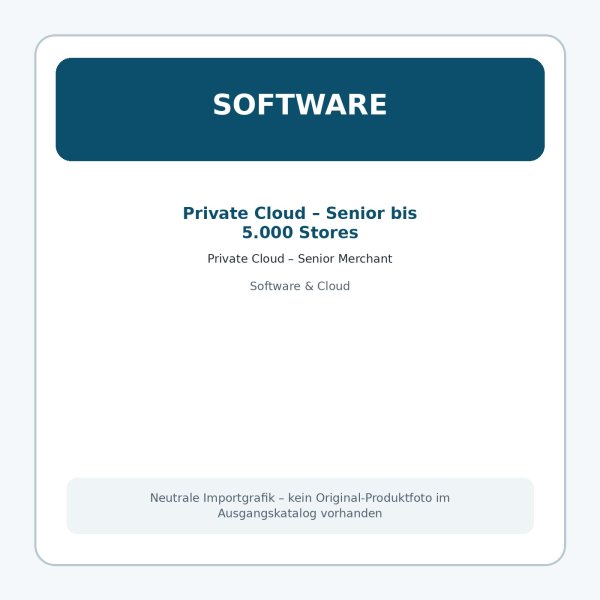 Private Cloud – Senior Merchant