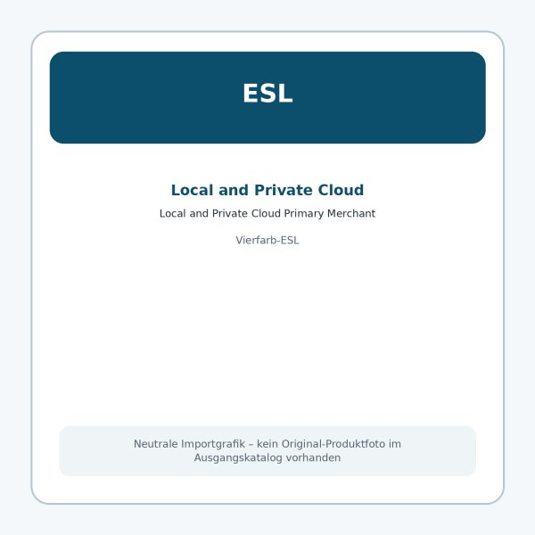 Local and Private Cloud Primary Merchant