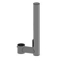 SpacePole SP1 Peripherie-Arm 100 mm mit Pole 330 mm, schwarz