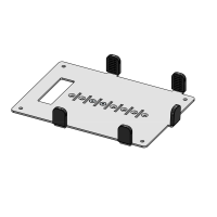 SpacePole Druckerplatte MultiGrip für Epson TM-T88...