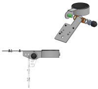 SpacePole SP1 Scannerhalter am Standrohr für...