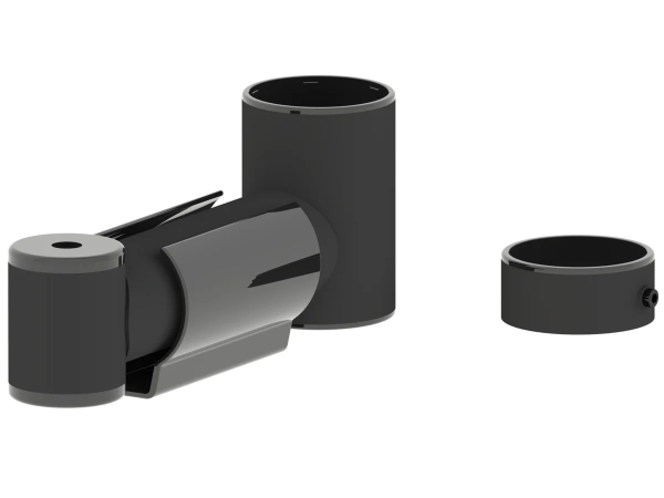 POSPOLE Peripherie-Arm 150 mm mit PIN-Aufnahme (45 mm), schwarz