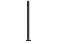 POSPOLE Standrohr 800 mm mit 2 Kabelöffnungen (45...