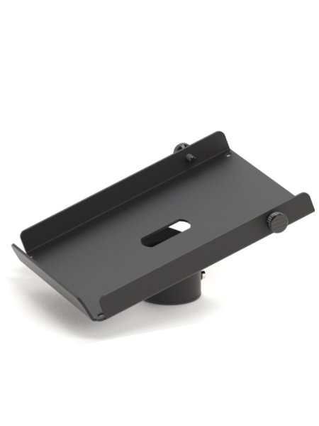 POSPOLE Druckerplatte geneigt 150 x 178 mm (38 mm), schwarz