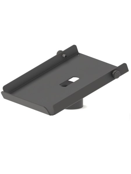 POSPOLE Druckerplatte geneigt 162 x 177 mm (38 mm), schwarz