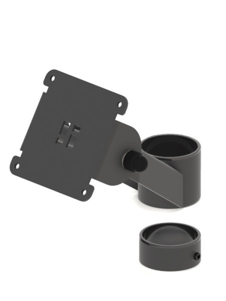 POSPOLE VESA-Halterung 75 Pole Mount geneigt (45 mm), schwarz