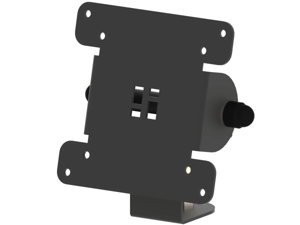 POSPOLE VESA-Halterung 75/100 mit PIN-Aufnahme für 45 mm Rohr, schwarz