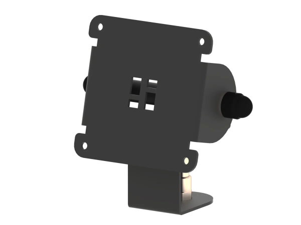 POSPOLE VESA-Halterung 75 mit PIN-Aufnahme für 45 mm Rohr, schwarz
