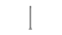 SpacePole SP2 Standrohr 700 mm mit Tischbefestigung, schwarz