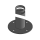 SpacePole SP1 Standrohr 300 mm mit Rotationsslot, schwarz