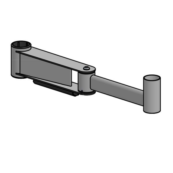 SpacePole SP1 Winkel-Arm 300 mm, schwarz