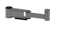 SpacePole Winkelarm 300 mm mit Rotationsslot und...