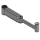 SpacePole Winkelarm 400 mm mit Rotationsslot und Kabelclip, schwarz