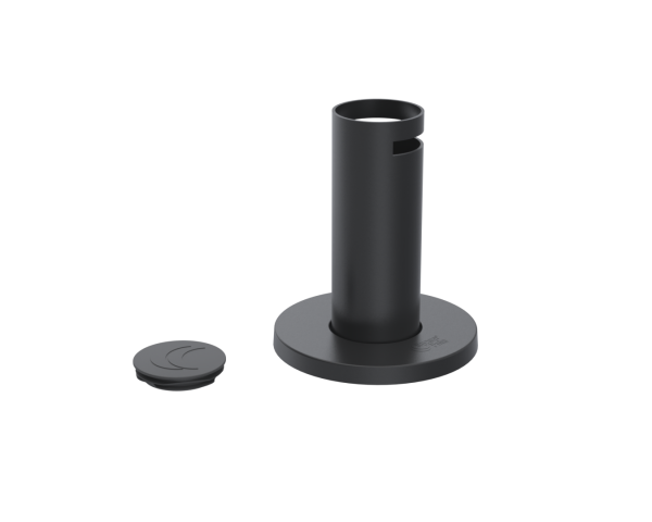 SpacePole SP2 Standrohr 120 mm mit Rotationsslot, schwarz