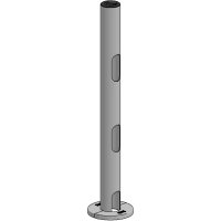 SpacePole SP2 Standrohr 500 mm mit Kabelmanagement, schwarz