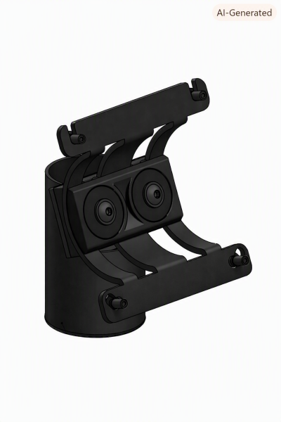 SpacePole Arc VESA-Halterung 75 Top Mount für SP1, schwarz