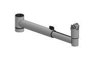 SpacePole Teleskop-Peripherie-Arm 300 bis 450 mm mit...