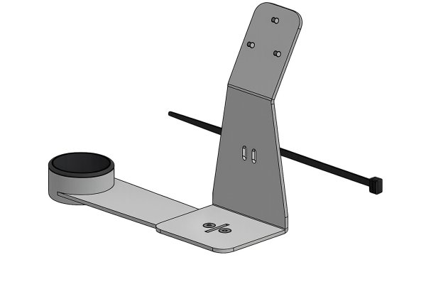 SpacePole SP1 Scannerhalter für ZEBEX Z-5652 mit Arm 160 mm, schwarz