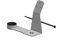 SpacePole SP1 Scannerhalter für ZEBEX Z-5652 mit Arm...