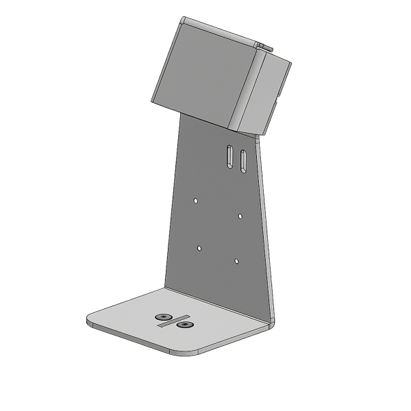 SpacePole Scannerhalter mit Gehäuse für ZEBEX Z-5132, schwarz