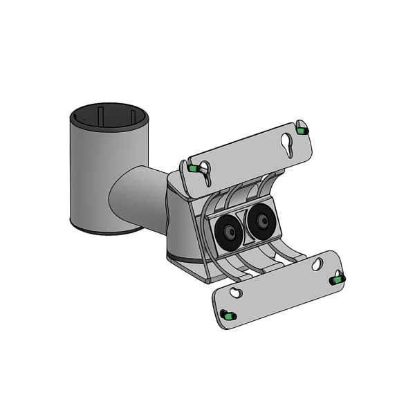 SpacePole SP ARC Monitorarm 80 mm VESA 75/100 für SP2, schwarz