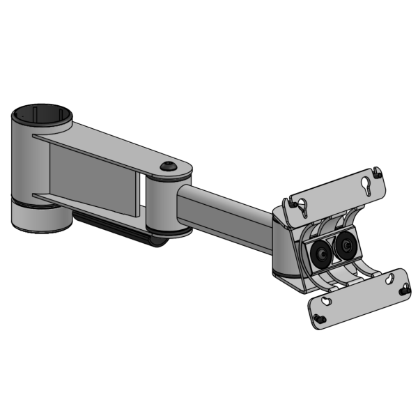 SpacePole SP ARC Winkel-Arm 300 mm VESA 75/100 für SP2, schwarz