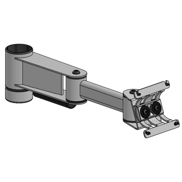 SpacePole SP ARC Winkel-Arm 300 mm VESA 75 für SP2, schwarz