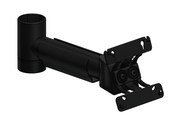 SpacePole SP ARC Monitorarm 200 mm VESA 75/100 für SP2, schwarz