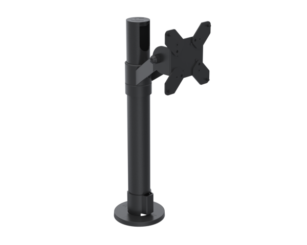 SpacePole Set 7 VESA 75/100 verstellbar mit 400 mm Standrohr, schwarz