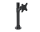 SpacePole Set 7 VESA 75/100 verstellbar mit 400 mm Standrohr, schwarz
