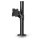 SpacePole Set 7 VESA 75/100 verstellbar mit 400 mm Standrohr, schwarz