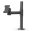 SpacePole Set 4 VESA 75/100 Classic mit 200 mm Arm und 400 mm Standrohr, schwarz