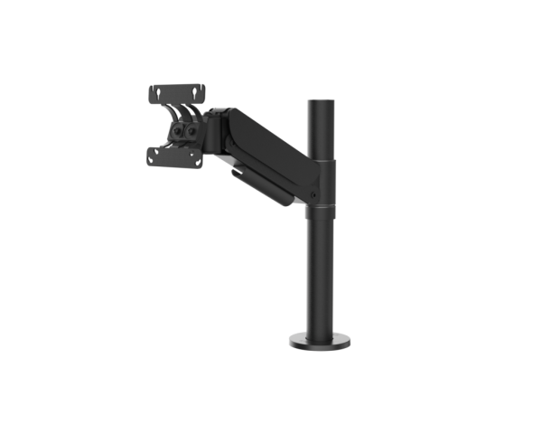 SpacePole Arc Set 5 VESA-Halterung höhenverstellbar, Rohr 400 mm, 1,0–2,5 kg, schwarz
