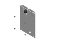 SpacePole VESA-Adapter 75/100 höhenverstellbar...