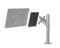 SpacePole VESA-Adapter 75/100 höhenverstellbar +120/-60 mm, schwarz