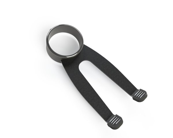 SpacePole SP2 Scannerhalter mit Verschlussring, schwarz