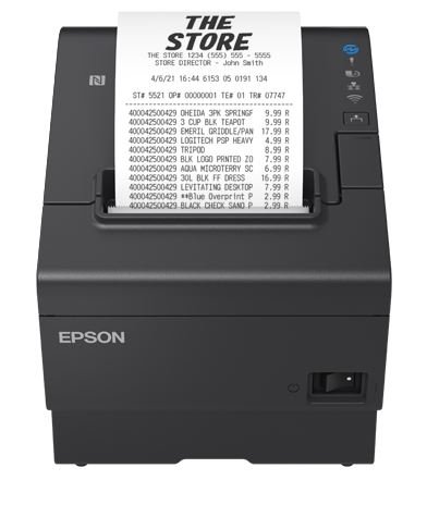 Epson TM-T88VII Bondrucker, Thermodirekt, Ethernet, USB-A, Powered USB, schwarz
