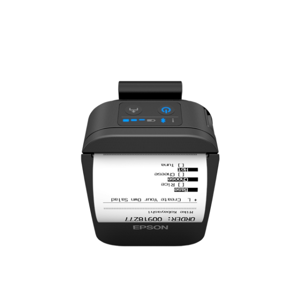 Epson TM-P20II mobiler Bondrucker 58 mm, Thermodirekt, Bluetooth, USB-C, schwarz