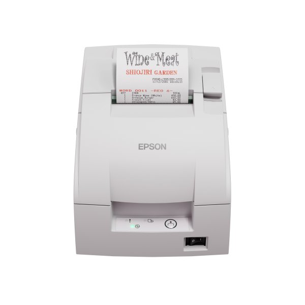 Epson TM-U220IIB Bondrucker, Nadeldruck, Abschneider, USB, weiß