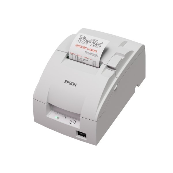 Epson TM-U220IIB Bondrucker, Nadeldruck, Abschneider, Ethernet, weiß