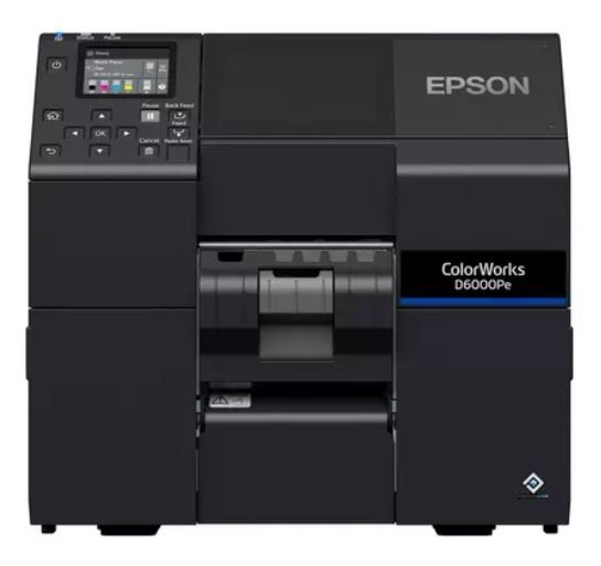 Epson ColorWorks D6000Pe Farbetikettendrucker mit Abziehvorrichtung, USB, Ethernet