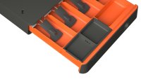 SUNMI Mini Kassenlade mit 4 Scheinfächern und 3 Münzfächern