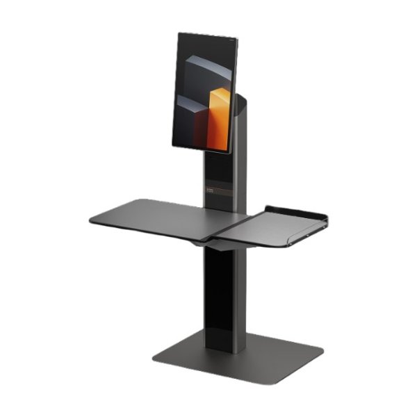 SUNMI Retail-Bodenstandfuß mit Drucker, Scanner und Tisch für FLEX3 22 Zoll