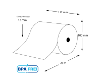 Thermorollen für Kassen außenbeschichtet...